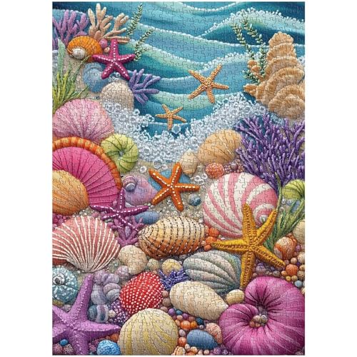 Puzzle 30 Teile,Puzzles Für Erwachsene,Herausforderndes Rätsel,Pädagogisches Spiel Puzzlespiele für Die Ganze Familie,Dekoration Geschenke - Ozean-Muschel-Landschaft Puzzle 30 Teile,Puzzles Für Erwachsene,Herausforderndes Rätsel,Pädagogisches Spiel Puzzlespiele für Die Ganze Familie,Dekoration Geschenke - Ozean-Muschel-Landschaft von Yoonqun