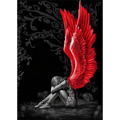 Puzzle 30 Teile,Puzzles Für Erwachsene,Herausforderndes Rätsel,Pädagogisches Spiel Puzzlespiele für Die Ganze Familie,Dekoration Geschenke - Red Wings Engel Puzzle 30 Teile,Puzzles Für Erwachsene,Herausforderndes Rätsel,Pädagogisches Spiel Puzzlespiele für Die Ganze Familie,Dekoration Geschenke - Red Wings Engel von Yoonqun