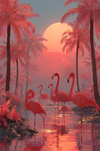 Puzzle 30 Teile,Puzzles Für Erwachsene,Herausforderndes Rätsel,Pädagogisches Spiel Puzzlespiele für Die Ganze Familie,Dekoration Geschenke - Rosa Tropische Flamingos Puzzle 30 Teile,Puzzles Für Erwachsene,Herausforderndes Rätsel,Pädagogisches Spiel Puzzlespiele für Die Ganze Familie,Dekoration Geschenke - Rosa Tropische Flamingos von Yoonqun