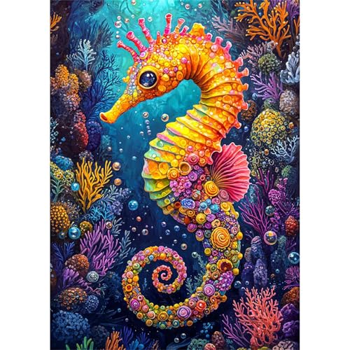 Puzzle 30 Teile,Puzzles Für Erwachsene,Herausforderndes Rätsel,Pädagogisches Spiel Puzzlespiele für Die Ganze Familie,Dekoration Geschenke - Seepferdchen Tiere Puzzle 30 Teile,Puzzles Für Erwachsene,Herausforderndes Rätsel,Pädagogisches Spiel Puzzlespiele für Die Ganze Familie,Dekoration Geschenke - Seepferdchen Tiere von Yoonqun