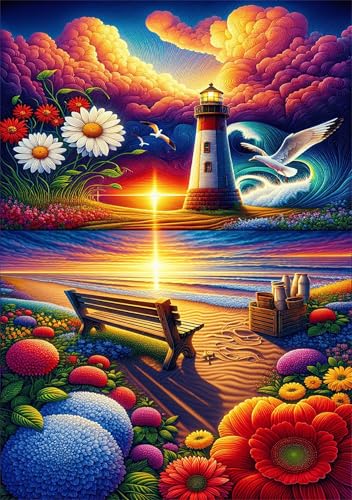 Puzzle 30 Teile,Puzzles Für Erwachsene,Herausforderndes Rätsel,Pädagogisches Spiel Puzzlespiele für Die Ganze Familie,Dekoration Geschenke - Sonnenuntergang Leuchtturm Strand Puzzle 30 Teile,Puzzles Für Erwachsene,Herausforderndes Rätsel,Pädagogisches Spiel Puzzlespiele für Die Ganze Familie,Dekoration Geschenke - Sonnenuntergang Leuchtturm Strand von Yoonqun