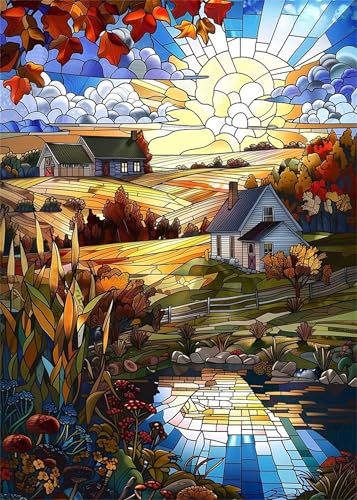 Puzzle 30 Teile,Puzzles Für Erwachsene,Herausforderndes Rätsel,Pädagogisches Spiel Puzzlespiele für Die Ganze Familie,Dekoration Geschenke - Traumhafte Landfelder Puzzle 30 Teile,Puzzles Für Erwachsene,Herausforderndes Rätsel,Pädagogisches Spiel Puzzlespiele für Die Ganze Familie,Dekoration Geschenke - Traumhafte Landfelder von Yoonqun