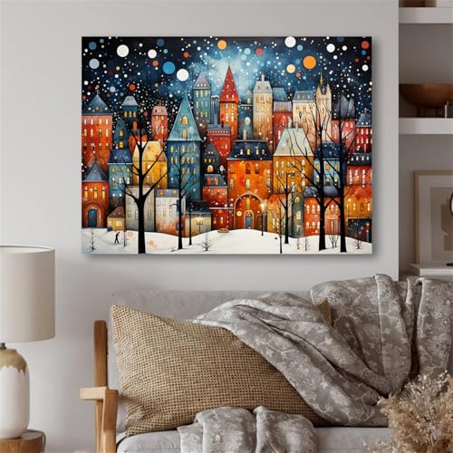 Puzzle 30 Teile,Puzzles Für Erwachsene,Herausforderndes Rätsel,Pädagogisches Spiel Puzzlespiele für Die Ganze Familie,Dekoration Geschenke - Winter-Cartoon-Dorf Puzzle 30 Teile,Puzzles Für Erwachsene,Herausforderndes Rätsel,Pädagogisches Spiel Puzzlespiele für Die Ganze Familie,Dekoration Geschenke - Winter-Cartoon-Dorf von Yoonqun