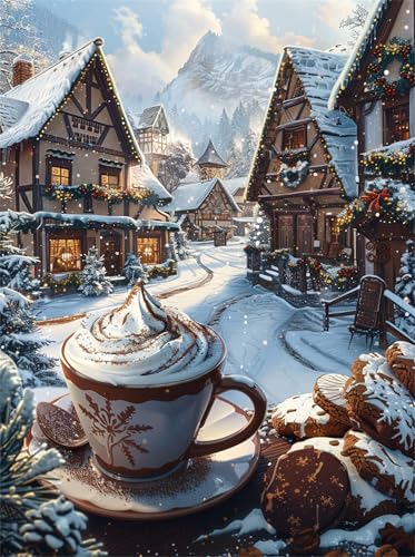 Puzzle 30 Teile,Puzzles Für Erwachsene,Herausforderndes Rätsel,Pädagogisches Spiel Puzzlespiele für Die Ganze Familie,Dekoration Geschenke - Winterkaffeeland Puzzle 30 Teile,Puzzles Für Erwachsene,Herausforderndes Rätsel,Pädagogisches Spiel Puzzlespiele für Die Ganze Familie,Dekoration Geschenke - Winterkaffeeland von Yoonqun