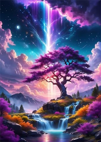Puzzle 300 Teile,Puzzles Für Erwachsene,Herausforderndes Rätsel,Pädagogisches Spiel Puzzlespiele für Die Ganze Familie,Dekoration Geschenke - Aurora Tree Wasserfall Puzzle 300 Teile,Puzzles Für Erwachsene,Herausforderndes Rätsel,Pädagogisches Spiel Puzzlespiele für Die Ganze Familie,Dekoration Geschenke - Aurora Tree Wasserfall von Yoonqun