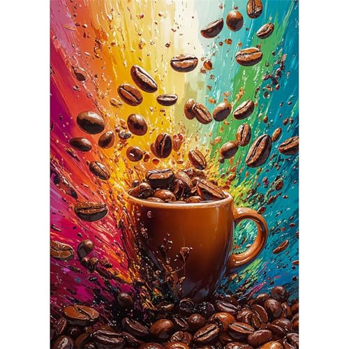 Puzzle 300 Teile,Puzzles Für Erwachsene,Herausforderndes Rätsel,Pädagogisches Spiel Puzzlespiele für Die Ganze Familie,Dekoration Geschenke - Kaffeebohnen Puzzle 300 Teile,Puzzles Für Erwachsene,Herausforderndes Rätsel,Pädagogisches Spiel Puzzlespiele für Die Ganze Familie,Dekoration Geschenke - Kaffeebohnen von Yoonqun