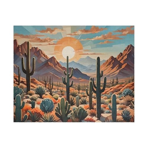 Puzzle 300 Teile,Puzzles Für Erwachsene,Herausforderndes Rätsel,Pädagogisches Spiel Puzzlespiele für Die Ganze Familie,Dekoration Geschenke - Wüstenkaktus Puzzle 300 Teile,Puzzles Für Erwachsene,Herausforderndes Rätsel,Pädagogisches Spiel Puzzlespiele für Die Ganze Familie,Dekoration Geschenke - Wüstenkaktus von Yoonqun