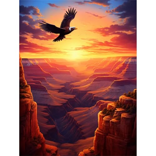 Puzzle 300 Teile,Puzzles für Erwachsene,Herausforderndes Rätsel,Pädagogisches Spiel Puzzlespiele für Die Ganze Familie,Dekoration Geschenke - Canyon Sonnenuntergang Adler Puzzle 300 Teile,Puzzles für Erwachsene,Herausforderndes Rätsel,Pädagogisches Spiel Puzzlespiele für Die Ganze Familie,Dekoration Geschenke - Canyon Sonnenuntergang Adler von Yoonqun