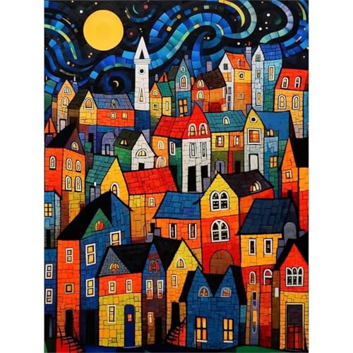 Puzzle 300 Teile,Puzzles für Erwachsene,Herausforderndes Rätsel,Pädagogisches Spiel Puzzlespiele für Die Ganze Familie,Dekoration Geschenke - Cartoon-Häuser Puzzle 300 Teile,Puzzles für Erwachsene,Herausforderndes Rätsel,Pädagogisches Spiel Puzzlespiele für Die Ganze Familie,Dekoration Geschenke - Cartoon-Häuser von Yoonqun