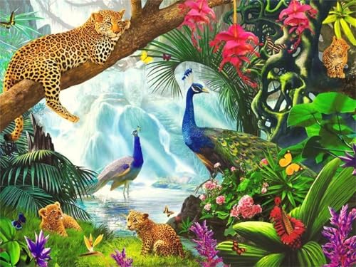 Puzzle 300 Teile,Puzzles für Erwachsene,Herausforderndes Rätsel,Pädagogisches Spiel Puzzlespiele für Die Ganze Familie,Dekoration Geschenke - Dschungeltier Pfau Puzzle 300 Teile,Puzzles für Erwachsene,Herausforderndes Rätsel,Pädagogisches Spiel Puzzlespiele für Die Ganze Familie,Dekoration Geschenke - Dschungeltier Pfau von Yoonqun