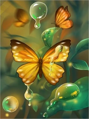 Puzzle 300 Teile,Puzzles für Erwachsene,Herausforderndes Rätsel,Pädagogisches Spiel Puzzlespiele für Die Ganze Familie,Dekoration Geschenke - Schmetterlinge bunt von Yoonqun