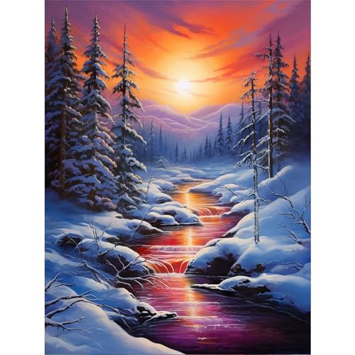 Puzzle 300 Teile,Puzzles für Erwachsene,Herausforderndes Rätsel,Pädagogisches Spiel Puzzlespiele für Die Ganze Familie,Dekoration Geschenke - Winter Wald Fluss Puzzle 300 Teile,Puzzles für Erwachsene,Herausforderndes Rätsel,Pädagogisches Spiel Puzzlespiele für Die Ganze Familie,Dekoration Geschenke - Winter Wald Fluss von Yoonqun
