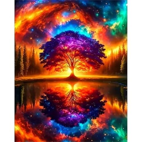 Puzzle 500 Teile,Puzzles Für Erwachsene,Herausforderndes Rätsel,Pädagogisches Spiel Puzzlespiele für Die Ganze Familie,Dekoration Geschenke - Bunte Baumreflexion Puzzle 500 Teile,Puzzles Für Erwachsene,Herausforderndes Rätsel,Pädagogisches Spiel Puzzlespiele für Die Ganze Familie,Dekoration Geschenke - Bunte Baumreflexion von Yoonqun