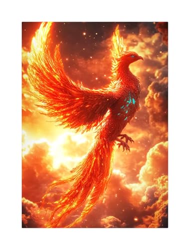 Puzzle 500 Teile,Puzzles Für Erwachsene,Herausforderndes Rätsel,Pädagogisches Spiel Puzzlespiele für Die Ganze Familie,Dekoration Geschenke - Himmelsfeuer-Phönix Puzzle 500 Teile,Puzzles Für Erwachsene,Herausforderndes Rätsel,Pädagogisches Spiel Puzzlespiele für Die Ganze Familie,Dekoration Geschenke - Himmelsfeuer-Phönix von Yoonqun