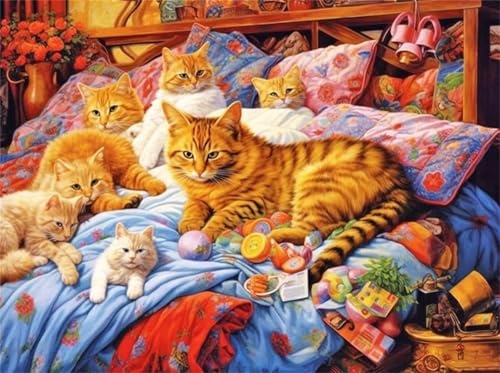 Puzzle 500 Teile,Puzzles Für Erwachsene,Herausforderndes Rätsel,Pädagogisches Spiel Puzzlespiele für Die Ganze Familie,Dekoration Geschenke - Tierkatzen Puzzle 500 Teile,Puzzles Für Erwachsene,Herausforderndes Rätsel,Pädagogisches Spiel Puzzlespiele für Die Ganze Familie,Dekoration Geschenke - Tierkatzen von Yoonqun