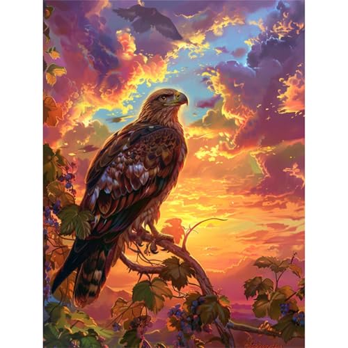 Puzzle 500 Teile,Puzzles für Erwachsene,Herausforderndes Rätsel,Pädagogisches Spiel Puzzlespiele für Die Ganze Familie,Dekoration Geschenke - Adlerlandschaft von Yoonqun