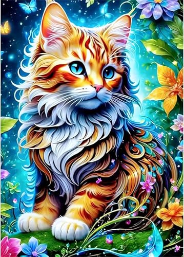 Puzzle 500 Teile,Puzzles für Erwachsene,Herausforderndes Rätsel,Pädagogisches Spiel Puzzlespiele für Die Ganze Familie,Dekoration Geschenke - Blumenkatze Puzzle 500 Teile,Puzzles für Erwachsene,Herausforderndes Rätsel,Pädagogisches Spiel Puzzlespiele für Die Ganze Familie,Dekoration Geschenke - Blumenkatze von Yoonqun