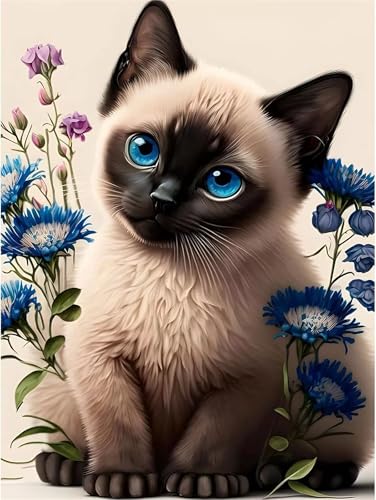 Puzzle 500 Teile,Puzzles für Erwachsene,Herausforderndes Rätsel,Pädagogisches Spiel Puzzlespiele für Die Ganze Familie,Dekoration Geschenke - Blumenkatze Puzzle 500 Teile,Puzzles für Erwachsene,Herausforderndes Rätsel,Pädagogisches Spiel Puzzlespiele für Die Ganze Familie,Dekoration Geschenke - Blumenkatze von Yoonqun