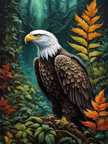 Puzzle 500 Teile,Puzzles für Erwachsene,Herausforderndes Rätsel,Pädagogisches Spiel Puzzlespiele für Die Ganze Familie,Dekoration Geschenke - Dschungeladler Puzzle 500 Teile,Puzzles für Erwachsene,Herausforderndes Rätsel,Pädagogisches Spiel Puzzlespiele für Die Ganze Familie,Dekoration Geschenke - Dschungeladler von Yoonqun