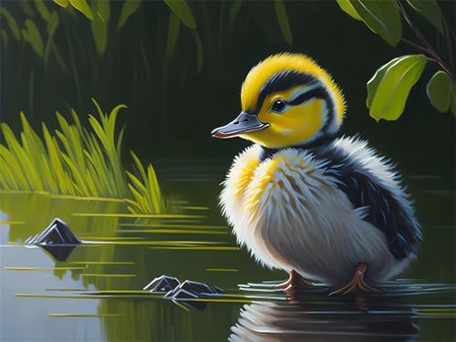 Puzzle 500 Teile,Puzzles für Erwachsene,Herausforderndes Rätsel,Pädagogisches Spiel Puzzlespiele für Die Ganze Familie,Dekoration Geschenke - Entlein von Yoonqun