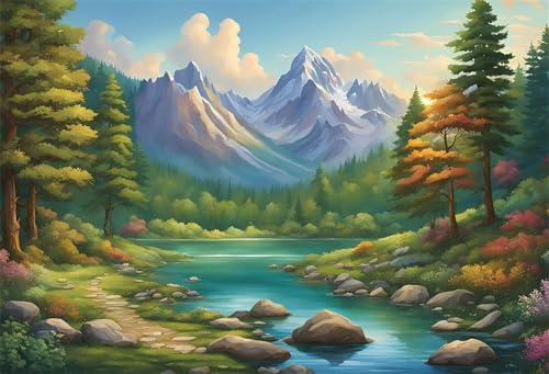Puzzle 500 Teile,Puzzles für Erwachsene,Herausforderndes Rätsel,Pädagogisches Spiel Puzzlespiele für Die Ganze Familie,Dekoration Geschenke - Naturlandschaften Puzzle 500 Teile,Puzzles für Erwachsene,Herausforderndes Rätsel,Pädagogisches Spiel Puzzlespiele für Die Ganze Familie,Dekoration Geschenke - Naturlandschaften von Yoonqun