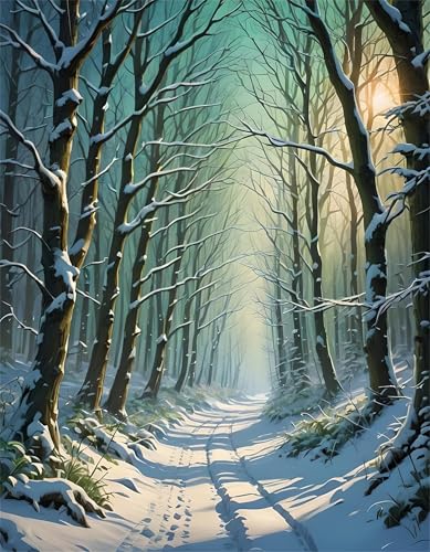 Puzzle 500 Teile,Puzzles für Erwachsene,Herausforderndes Rätsel,Pädagogisches Spiel Puzzlespiele für Die Ganze Familie,Dekoration Geschenke - Winterwald verschneit Puzzle 500 Teile,Puzzles für Erwachsene,Herausforderndes Rätsel,Pädagogisches Spiel Puzzlespiele für Die Ganze Familie,Dekoration Geschenke - Winterwald verschneit von Yoonqun