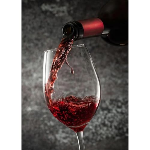 Puzzle 60 Teile,Puzzles Für Erwachsene,Herausforderndes Rätsel,Pädagogisches Spiel Puzzlespiele für Die Ganze Familie,Dekoration Geschenke - Rotwein von Yoonqun