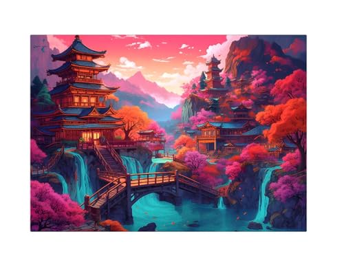 Puzzle 700 Teile,Puzzles Für Erwachsene,Herausforderndes Rätsel,Pädagogisches Spiel Puzzlespiele für Die Ganze Familie,Dekoration Geschenke - Ancient Loft Wasserfall Puzzle 700 Teile,Puzzles Für Erwachsene,Herausforderndes Rätsel,Pädagogisches Spiel Puzzlespiele für Die Ganze Familie,Dekoration Geschenke - Ancient Loft Wasserfall von Yoonqun