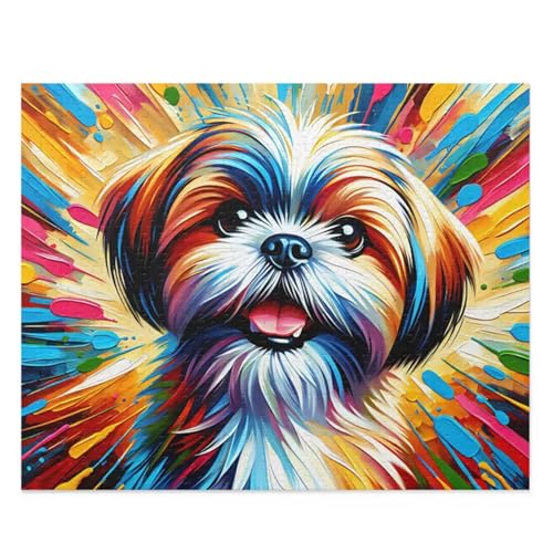 Puzzle 700 Teile,Puzzles Für Erwachsene,Herausforderndes Rätsel,Pädagogisches Spiel Puzzlespiele für Die Ganze Familie,Dekoration Geschenke - Bunter Hund Puzzle 700 Teile,Puzzles Für Erwachsene,Herausforderndes Rätsel,Pädagogisches Spiel Puzzlespiele für Die Ganze Familie,Dekoration Geschenke - Bunter Hund von Yoonqun