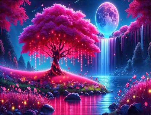 Puzzle 700 Teile,Puzzles Für Erwachsene,Herausforderndes Rätsel,Pädagogisches Spiel Puzzlespiele für Die Ganze Familie,Dekoration Geschenke - Lila Baum Mondlicht Puzzle 700 Teile,Puzzles Für Erwachsene,Herausforderndes Rätsel,Pädagogisches Spiel Puzzlespiele für Die Ganze Familie,Dekoration Geschenke - Lila Baum Mondlicht von Yoonqun