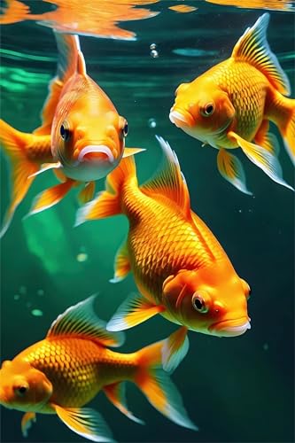 Puzzle 700 Teile,Puzzles für Erwachsene,Herausforderndes Rätsel,Pädagogisches Spiel Puzzlespiele für Die Ganze Familie,Dekoration Geschenke - Goldfische Tiere von Yoonqun