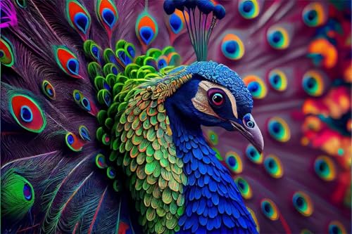 Puzzle 700 Teile,Puzzles für Erwachsene,Herausforderndes Rätsel,Pädagogisches Spiel Puzzlespiele für Die Ganze Familie,Dekoration Geschenke - Schöner Pfau Puzzle 700 Teile,Puzzles für Erwachsene,Herausforderndes Rätsel,Pädagogisches Spiel Puzzlespiele für Die Ganze Familie,Dekoration Geschenke - Schöner Pfau von Yoonqun