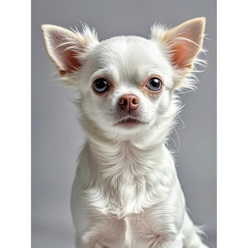 Puzzle 700 Teile,Puzzles für Erwachsene,Herausforderndes Rätsel,Pädagogisches Spiel Puzzlespiele für Die Ganze Familie,Dekoration Geschenke - Weißer Chihuahua von Yoonqun