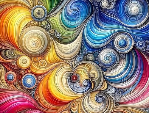 Puzzle 90 Teile,Puzzles Für Erwachsene,Herausforderndes Rätsel,Pädagogisches Spiel Puzzlespiele für Die Ganze Familie,Dekoration Geschenke - Abstrakte farbige Wolken von Yoonqun