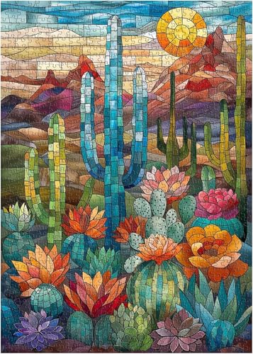 Puzzle 90 Teile,Puzzles Für Erwachsene,Herausforderndes Rätsel,Pädagogisches Spiel Puzzlespiele für Die Ganze Familie,Dekoration Geschenke - Kaktusblüten Puzzle 90 Teile,Puzzles Für Erwachsene,Herausforderndes Rätsel,Pädagogisches Spiel Puzzlespiele für Die Ganze Familie,Dekoration Geschenke - Kaktusblüten von Yoonqun