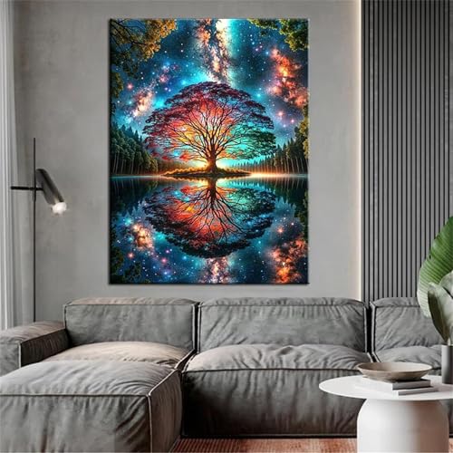 Puzzles 1000 Teile, Bunter Lebensbaum Puzzle für Erwachsene,75x50cm Puzzle Lernspiel Herausforderung Spielzeug 1000 Teile Puzzles für Erwachsene Kinder von Yoonqun