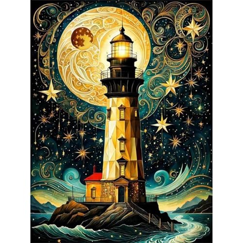 Puzzles 1000 Teile, Fantasie-Leuchtturm Puzzle für Erwachsene,75x50cm Puzzle Lernspiel Herausforderung Spielzeug 1000 Teile Puzzles für Erwachsene Kinder von Yoonqun