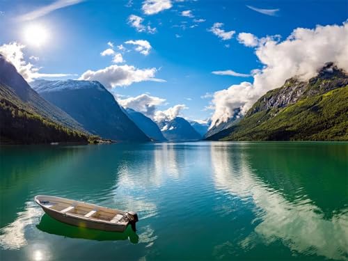 Puzzles 1000 Teile, Flussbootlandschaft Puzzle für Erwachsene,75x50cm Puzzle Lernspiel Herausforderung Spielzeug 1000 Teile Puzzles für Erwachsene Kinder Puzzles 1000 Teile, Flussbootlandschaft Puzzle für Erwachsene,75x50cm Puzzle Lernspiel Herausforderung Spielzeug 1000 Teile Puzzles für Erwachsene Kinder von Yoonqun