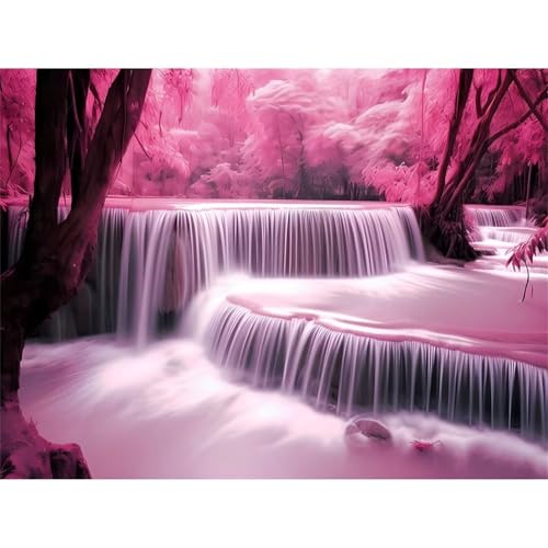 Puzzles 1000 Teile, Pink Woods Wasserfall Puzzle für Erwachsene,78x53cm Puzzle Lernspiel Herausforderung Spielzeug 1000 Teile Puzzles für Erwachsene Kinder Puzzles 1000 Teile, Pink Woods Wasserfall Puzzle für Erwachsene,78x53cm Puzzle Lernspiel Herausforderung Spielzeug 1000 Teile Puzzles für Erwachsene Kinder von Yoonqun