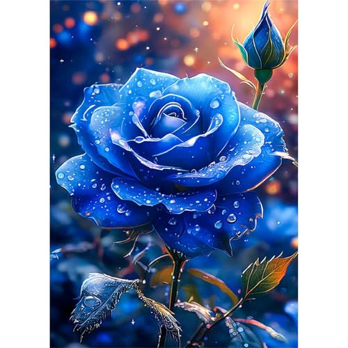 Puzzles 1000 Teile, Puzzle Für Erwachsene,75x50 cm Puzzle Lernspiel Herausforderung Spielzeug 1000 Blaue Rosen Puzzles für Erwachsene Puzzles 1000 Teile, Puzzle Für Erwachsene,75x50 cm Puzzle Lernspiel Herausforderung Spielzeug 1000 Blaue Rosen Puzzles für Erwachsene von Yoonqun