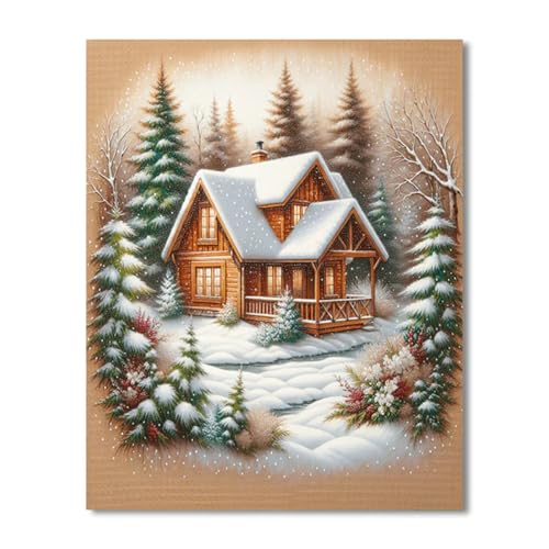 Puzzles 1000 Teile, Puzzle Für Erwachsene,75x50 cm Puzzle Lernspiel Herausforderung Spielzeug 1000 Schneechalet Puzzles für Erwachsene von Yoonqun