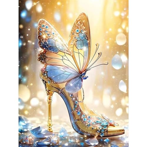 Puzzles 1000 Teile, Schmetterling High Heels Puzzle für Erwachsene,75x50cm Puzzle Lernspiel Herausforderung Spielzeug 1000 Teile Puzzles für Erwachsene Kinder von Yoonqun