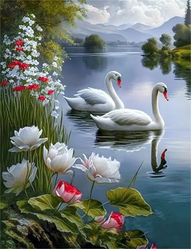 Puzzles 1000 Teile, Schwanensee-Blumen Puzzle für Erwachsene,75x50cm Puzzle Lernspiel Herausforderung Spielzeug 1000 Teile Puzzles für Erwachsene Kinder Puzzles 1000 Teile, Schwanensee-Blumen Puzzle für Erwachsene,75x50cm Puzzle Lernspiel Herausforderung Spielzeug 1000 Teile Puzzles für Erwachsene Kinder von Yoonqun