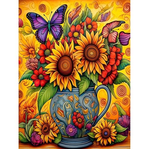 Puzzles 1000 Teile, Sonnenblumenschmetterling Puzzle für Erwachsene,78x53cm Puzzle Lernspiel Herausforderung Spielzeug 1000 Teile Puzzles für Erwachsene Kinder Puzzles 1000 Teile, Sonnenblumenschmetterling Puzzle für Erwachsene,78x53cm Puzzle Lernspiel Herausforderung Spielzeug 1000 Teile Puzzles für Erwachsene Kinder von Yoonqun