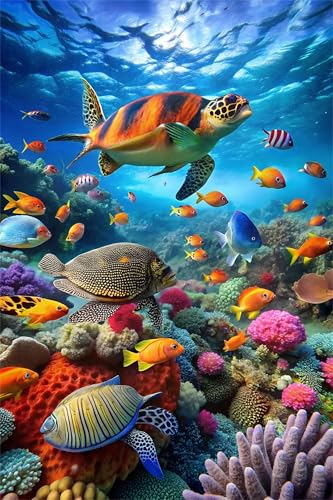 Puzzles 1000 Teile, Tiere der Unterwasserwelt Puzzle für Erwachsene,78x53cm Puzzle Lernspiel Herausforderung Spielzeug 1000 Teile Puzzles für Erwachsene Kinder von Yoonqun