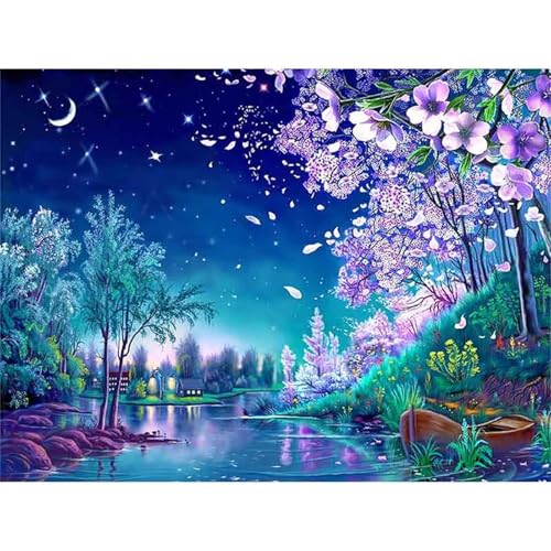 Puzzles 120 Teile, Fantasie Nachtblumen Puzzle für Erwachsene,25x20cm Puzzle Lernspiel Herausforderung Spielzeug 120 Teile Puzzles für Erwachsene Kinder von Yoonqun