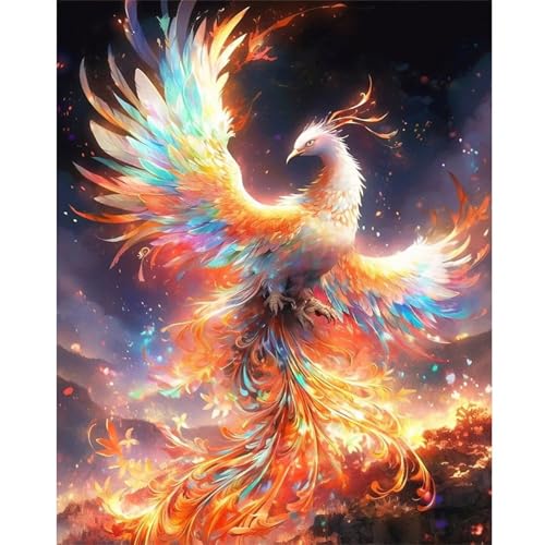 Puzzles 120 Teile, Phönix Puzzle für Erwachsene,25x20cm Puzzle Lernspiel Herausforderung Spielzeug 120 Teile Puzzles für Erwachsene Kinder von Yoonqun