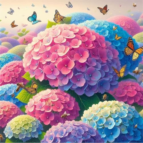 Puzzles 120 Teile, Puzzle Für Erwachsene, 20x20 cm Puzzle Lernspiel Herausforderung Spielzeug 120 Teile Bunter Hortensienschmetterling Puzzles für Erwachsene Puzzles 120 Teile, Puzzle Für Erwachsene, 20x20 cm Puzzle Lernspiel Herausforderung Spielzeug 120 Teile Bunter Hortensienschmetterling Puzzles für Erwachsene von Yoonqun