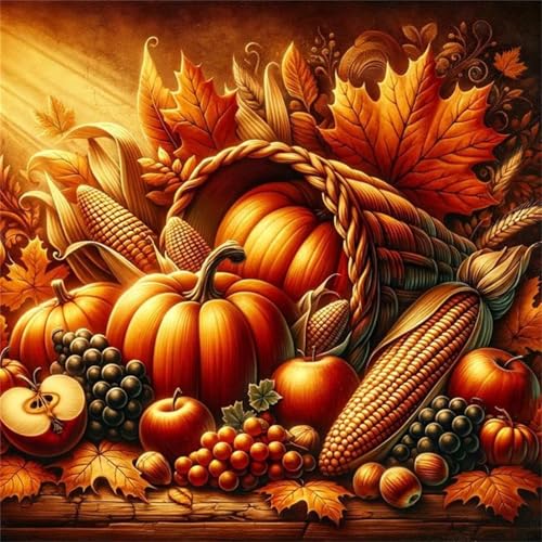 Puzzles 120 Teile, Puzzle Für Erwachsene, 20x20 cm Puzzle Lernspiel Herausforderung Spielzeug 120 Teile Herbsternte Puzzles für Erwachsene von Yoonqun