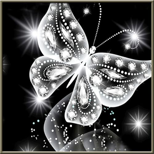 Puzzles 120 Teile, Puzzle Für Erwachsene, 20x20 cm Puzzle Lernspiel Herausforderung Spielzeug 120 Teile Kristallschmetterling Puzzles für Erwachsene von Yoonqun